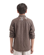 Geometric pattern Embroidered Shirt