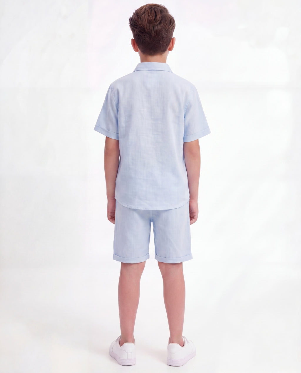 Boys Embroidered Resort Co-Ord Set