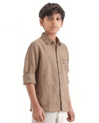 Geometric pattern Embroidered Shirt