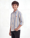 Smart Casual Striped Shirt for Boys