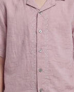 Boys' breezy short-sleeve Cuban shirt