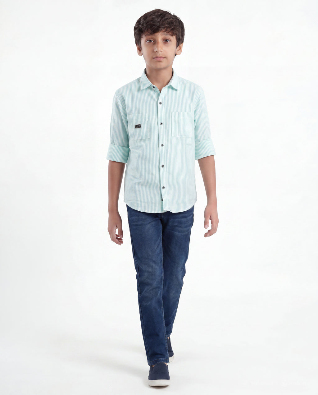 Classic Pinstripe Cotton Shirt