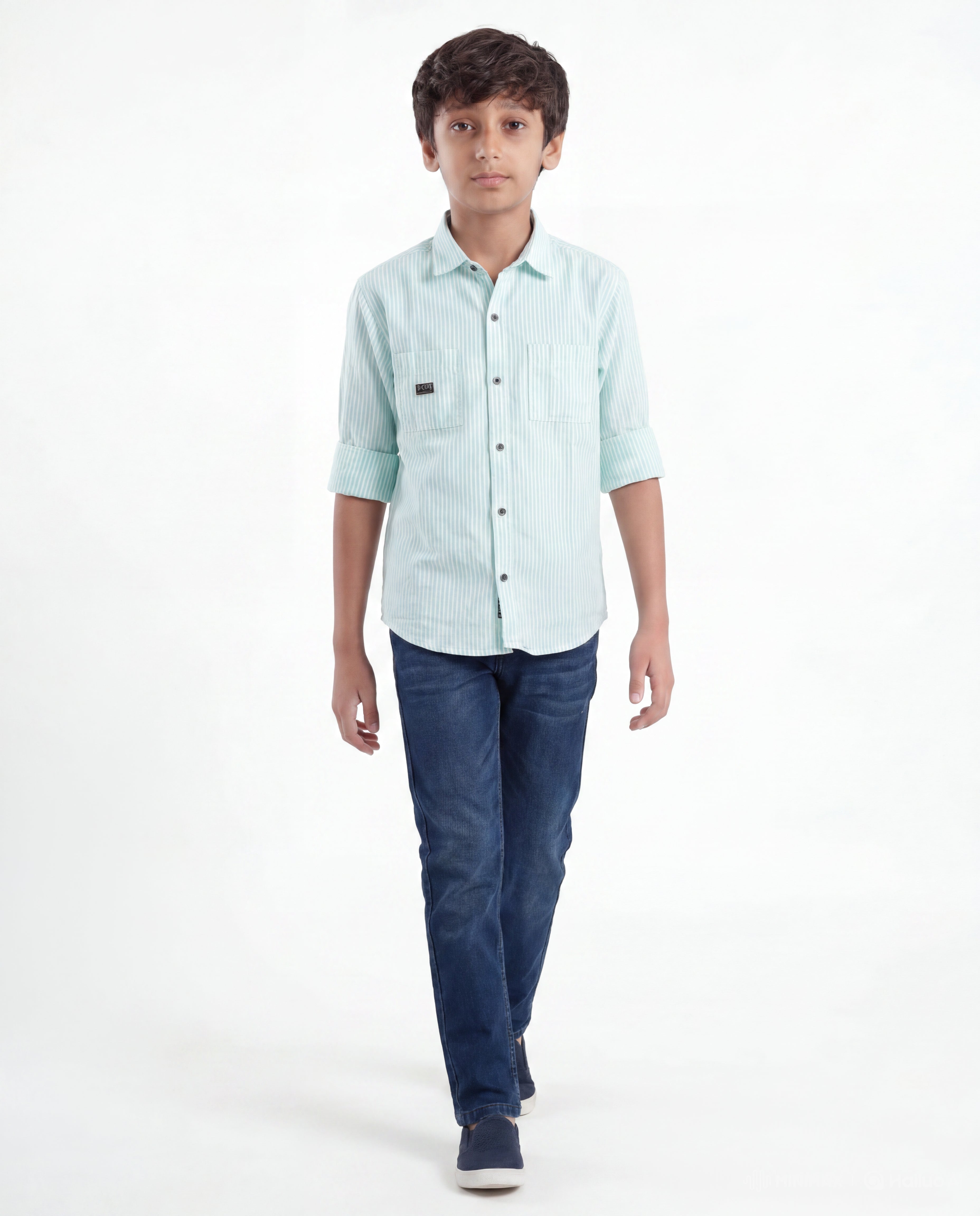 Classic Pinstripe Cotton Shirt
