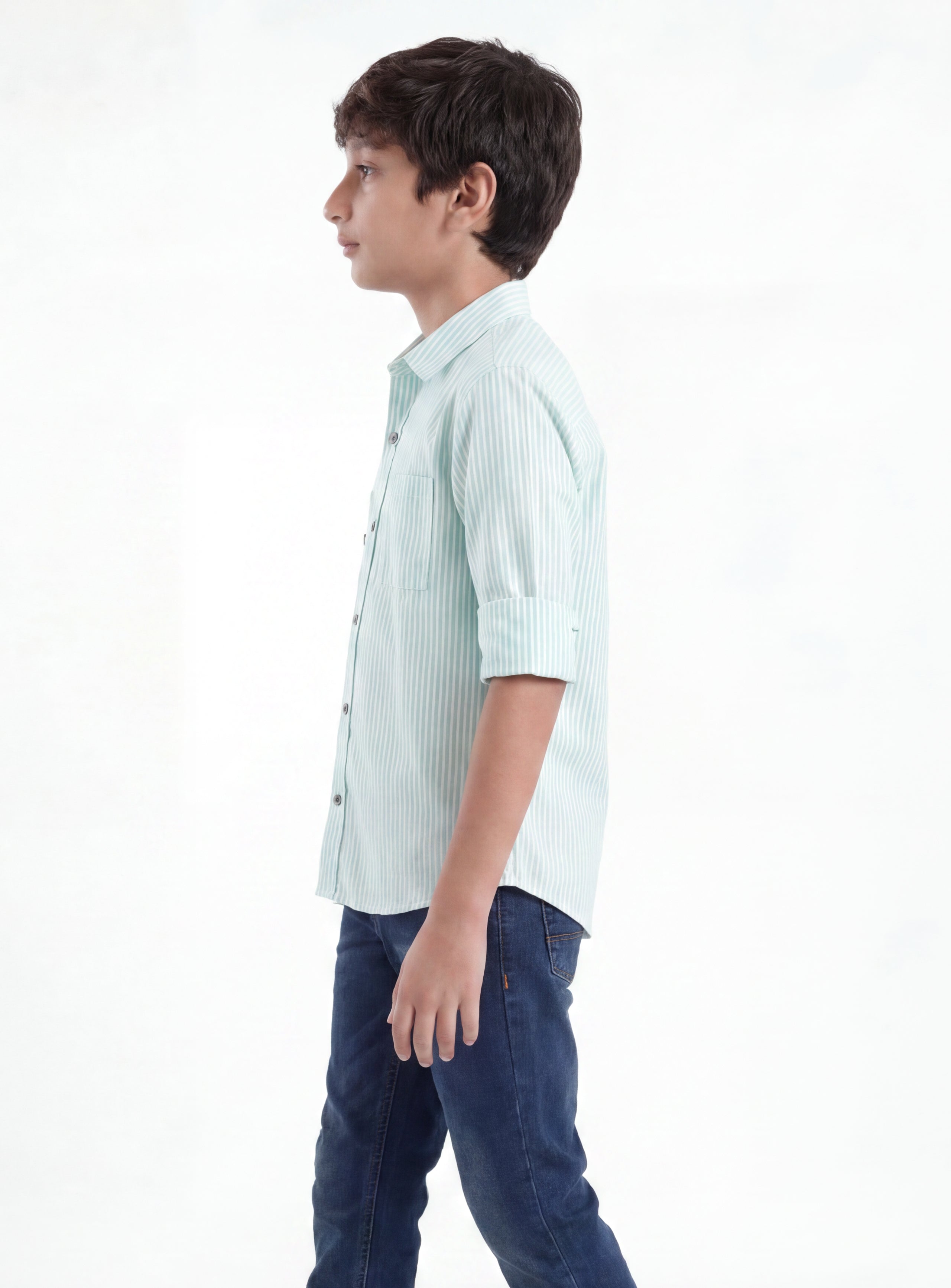 Classic Pinstripe Cotton Shirt