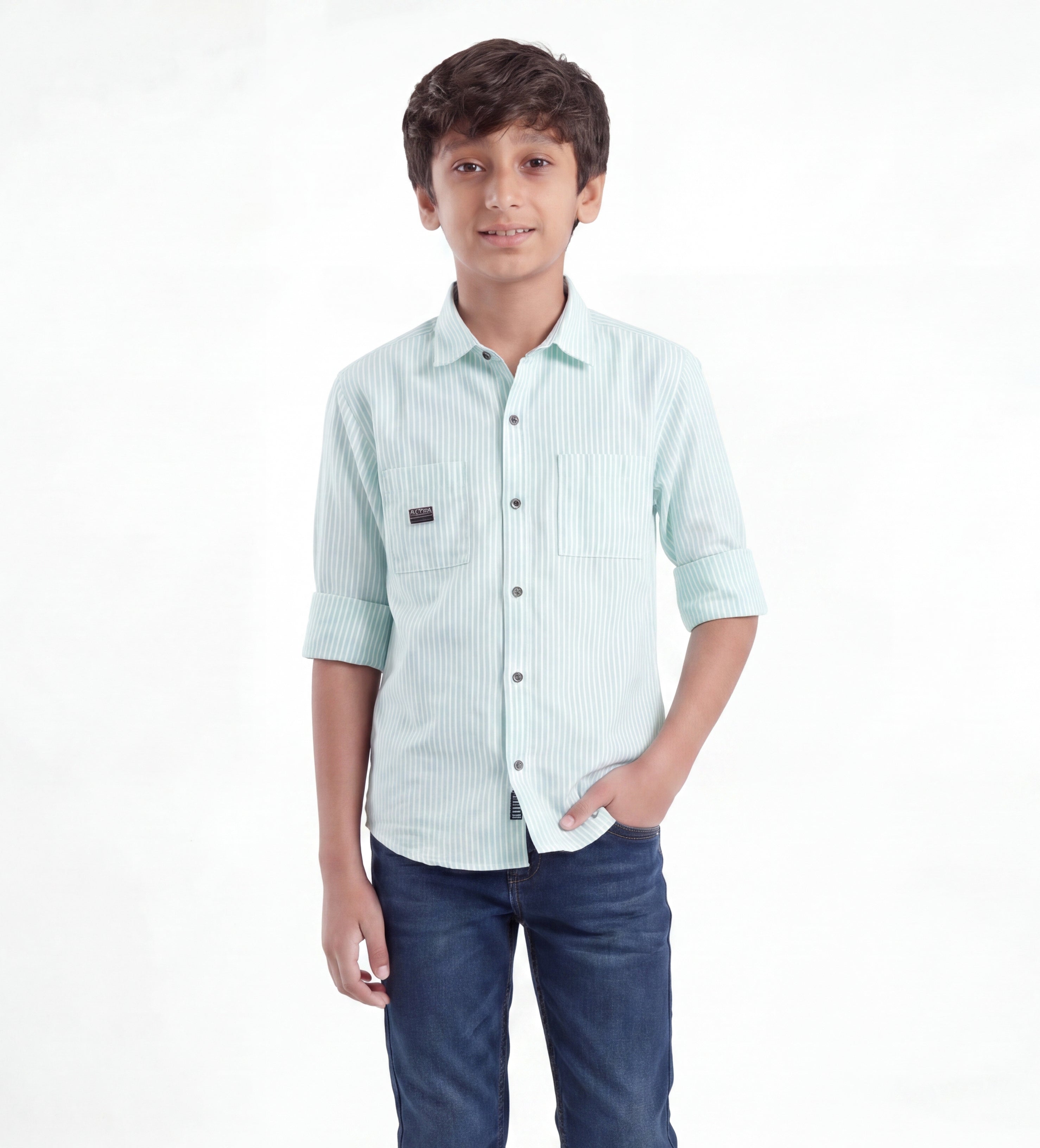 Classic Pinstripe Cotton Shirt