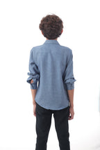 Boys full-sleeve semi-formal shirts