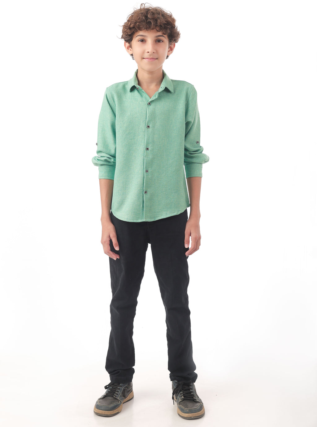 Boys full-sleeve semi-formal shirts