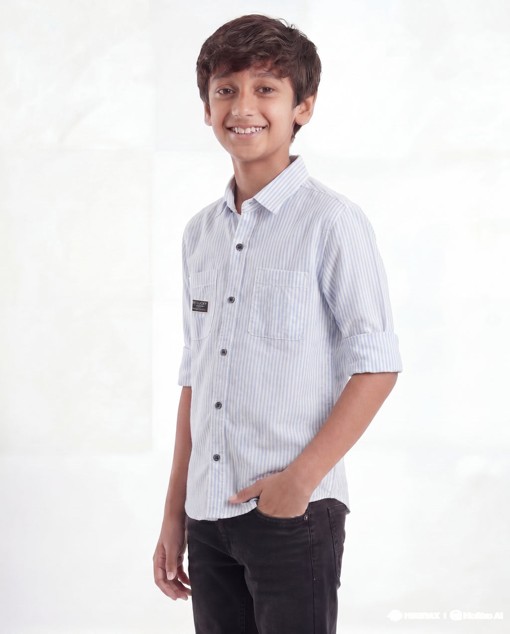 Classic Pinstripe Cotton Shirt